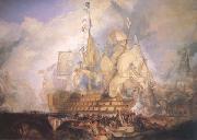 The Battle of Trafalgar (mk25) Joseph Mallord William Turner
